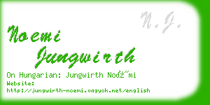 noemi jungwirth business card